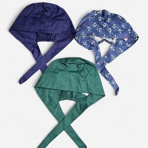 3/Pk Scrub Hats, New